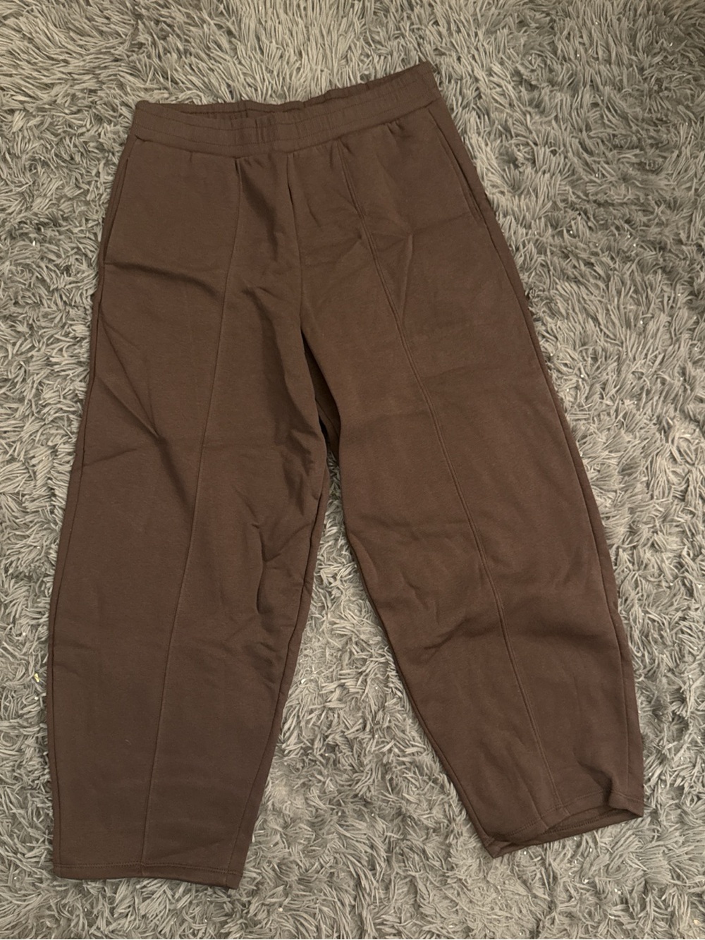 Primark Wide Leg Brown Casual Sweatpants